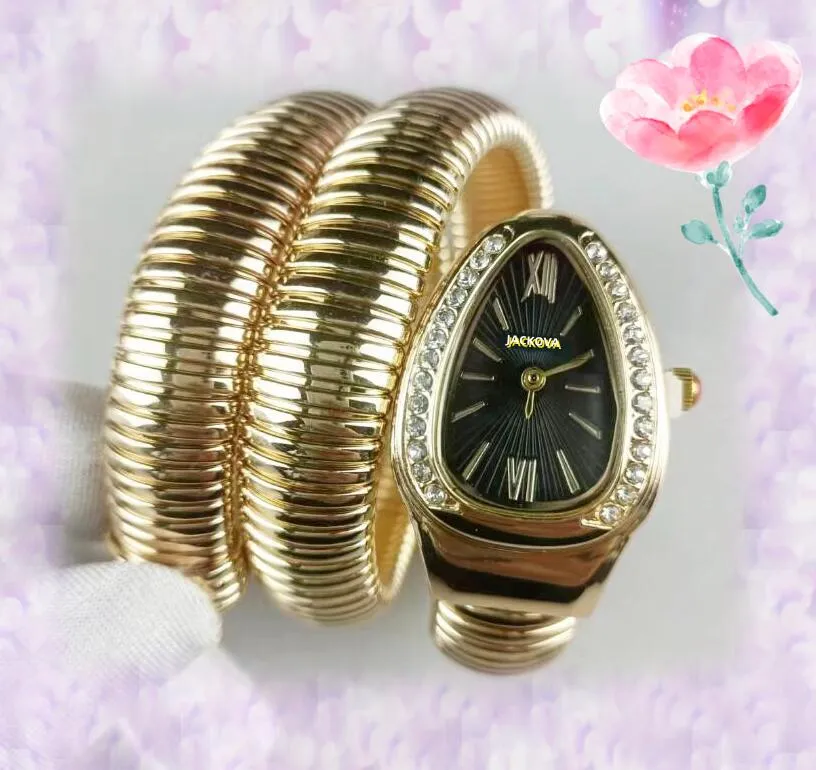 Célèbre classique abeille serpent simple montre de luxe mode cristal diamants bague montres femmes mouvement à Quartz dames chaîne Bracelet montre-Bracelet reloj de lujo cadeaux