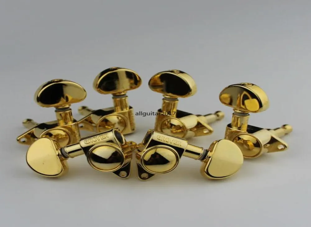 New Gold Grover Tuning Pegs Machine Heads Tuners Guitar Tuning Pegs Guitar Parts6421760