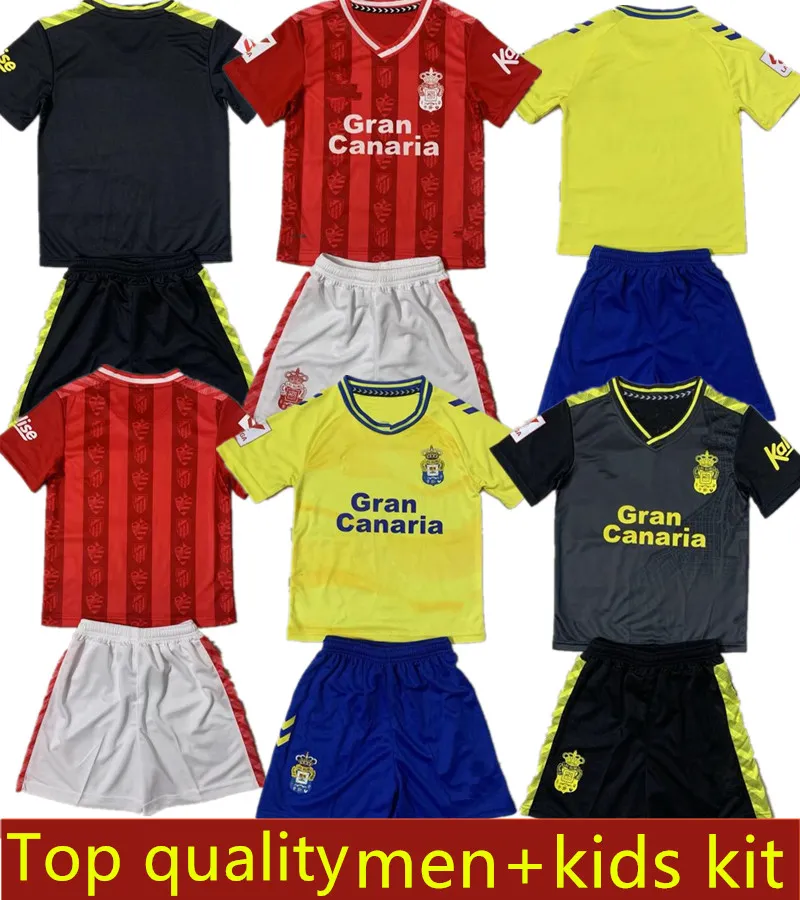 2024 25 Maglia Las Palmas HERRERA SANDRO Vieira Las Palmass casa e trasferta Las Palmas Sports Union Maglia da gioco 3 Maglia da calcio Penaranda uomo bambino Kit maglie da calcio