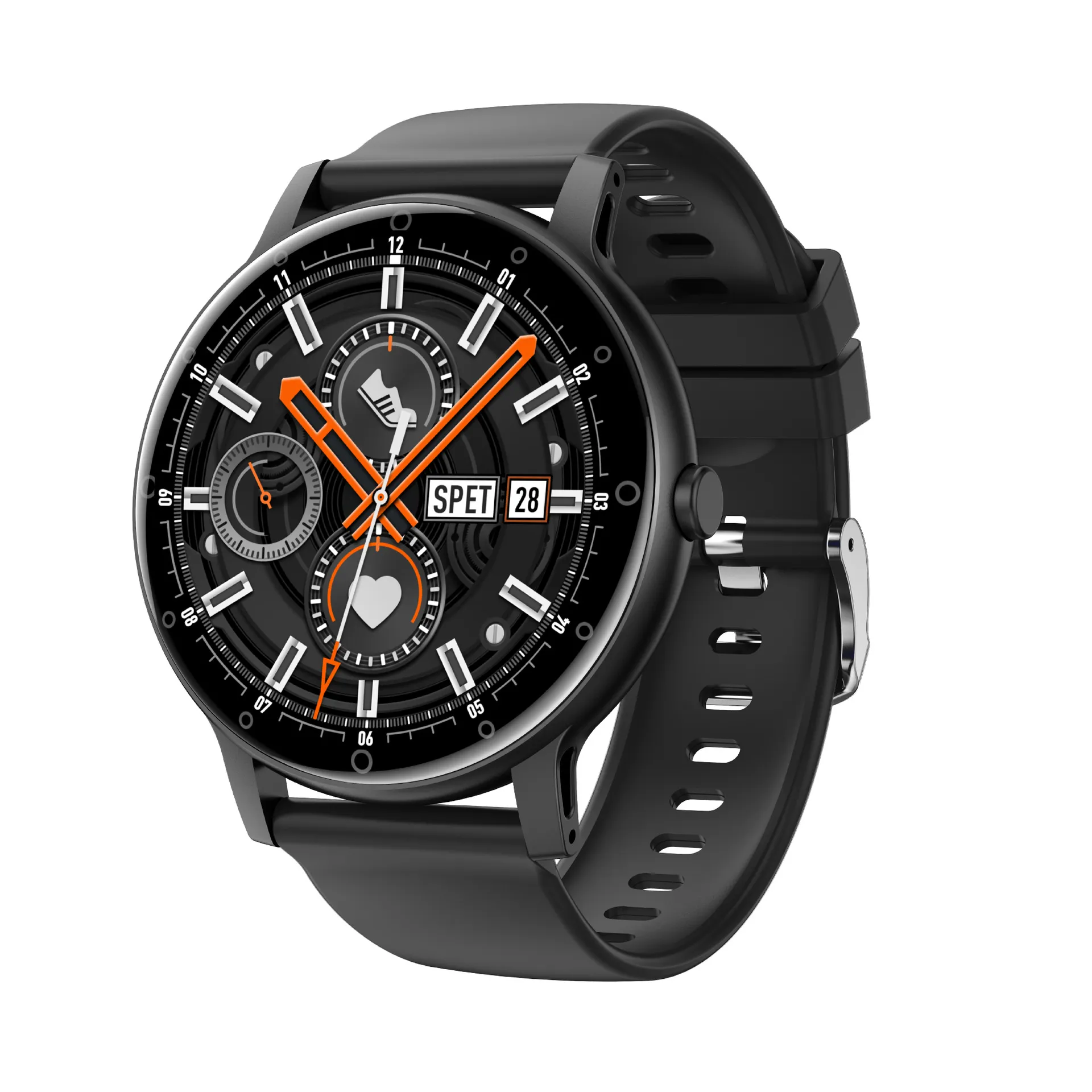 S88 Smartwatch Tętno -tętno Monitor Zdrowie Monitor Sleep Tracker Pasometr 1.39 cala Smart Brance Watch IP67 Waterproof