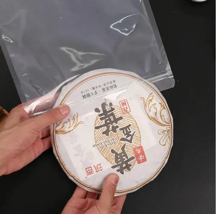 Transparent Tea Cake Sealed Bag White Tea Food Transparent Self-sealing Tea Storage Bag Pu&#039;er Packaging Bags