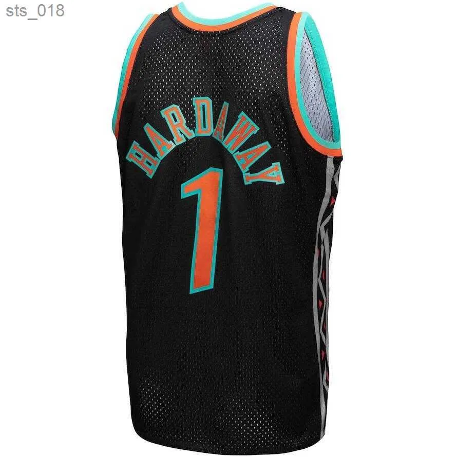 Fans Tops T-shirts Basketbalshirts Gestikt basketbalshirt Penny Hardaway 1995 1996 ALL-Star mesh Hardhout klassieke retro jerseys heren dames jeugd S-6XLH240313