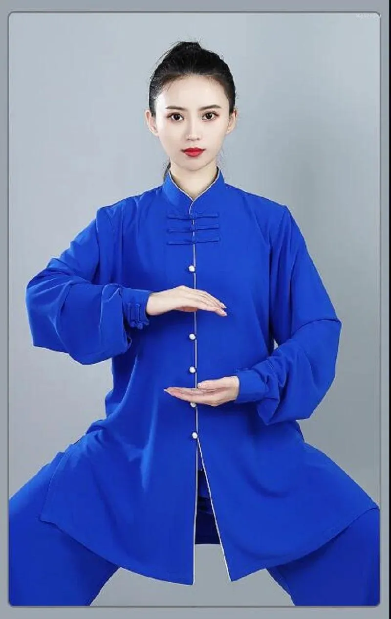 Etnische Kledingstijl Lente Herfst Mannen Vrouwen Tai Chi Chinese Vechtsport Pak Mode Sport Jas Broek Sets