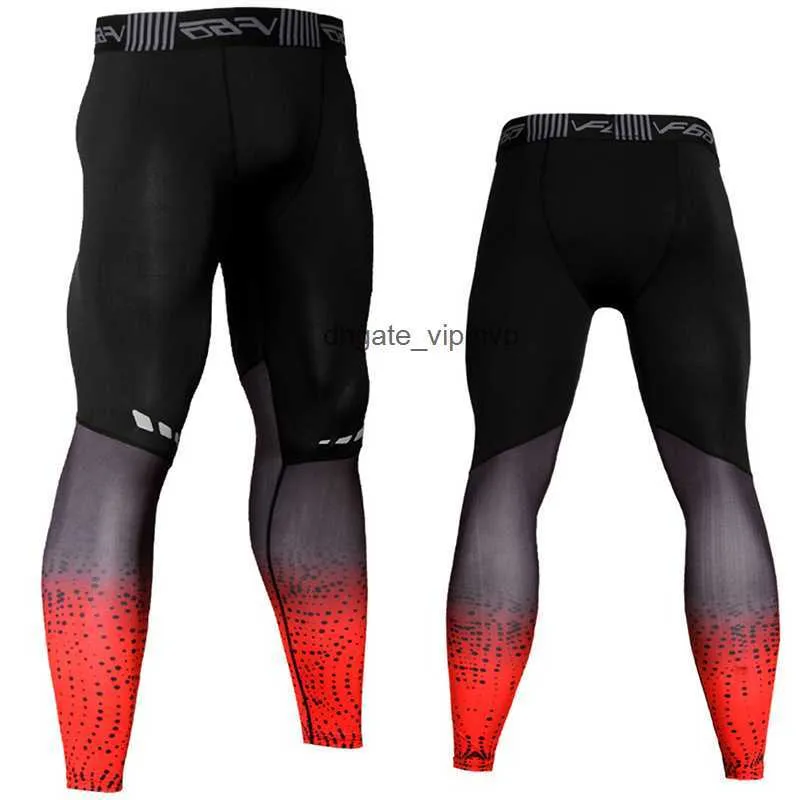 Leggings élastiques de Compression, pantalons de Sport, grande taille 3XL, collants pour hommes, pantalons de survêtement, de Jogging, de Fitness, vêtements de Sport