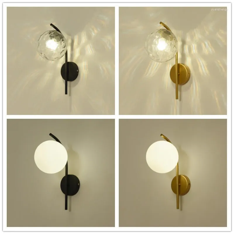 Vägglampor svart sconce modern stil gevir led applique svängarm ljus yttre