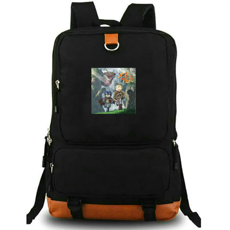 Made in Abyss backpack Riko daypack Comic school bag Cartoon Print rucksack Leisure schoolbag Laptop day pack