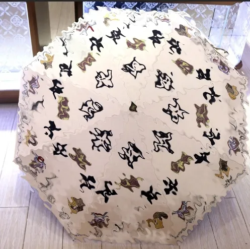 Parapluie haut de gamme pliant automatique Protection solaire Protection Uv parasol parasol double usage marque de mode cadeau parapluie