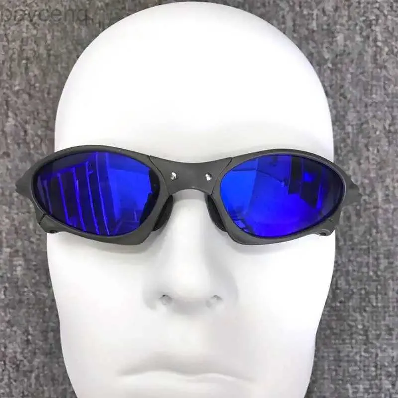 MTB MAN Polarized UV400釣りサングラスメタル自転車ゴーグルサイクリングアイウェアライディングメガネH8-2 LDD240313