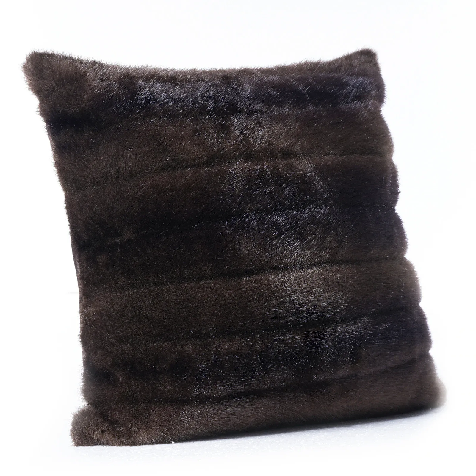 枕1pcs投げ枕カバー柔らかい居心地の良い枕カバーのフェイクウサギファークッションカバー