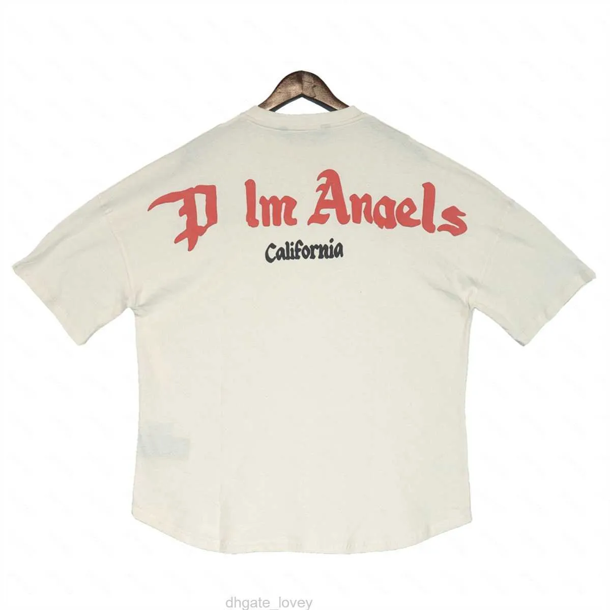 【関税&送料込み】Palm Angels 'Dec. Palm Culture' White Co DHgate.com:Palms Palm Angel PA Harajuku 23SS Spring Letter