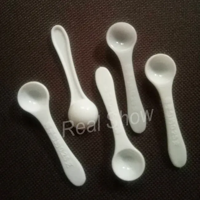 0.25g plastic measuring spoon,mini plastic spoon,plastic 0.25g powder spoon