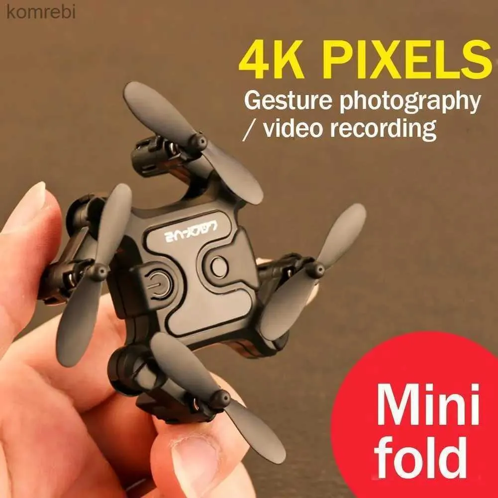 Drones Mini Drone 4K caméra HD professionnelle Mode de maintien élevé hélicoptère RC enfant hélicoptère RC RTF Quadopter quadricoptère pliable WiFi 24313