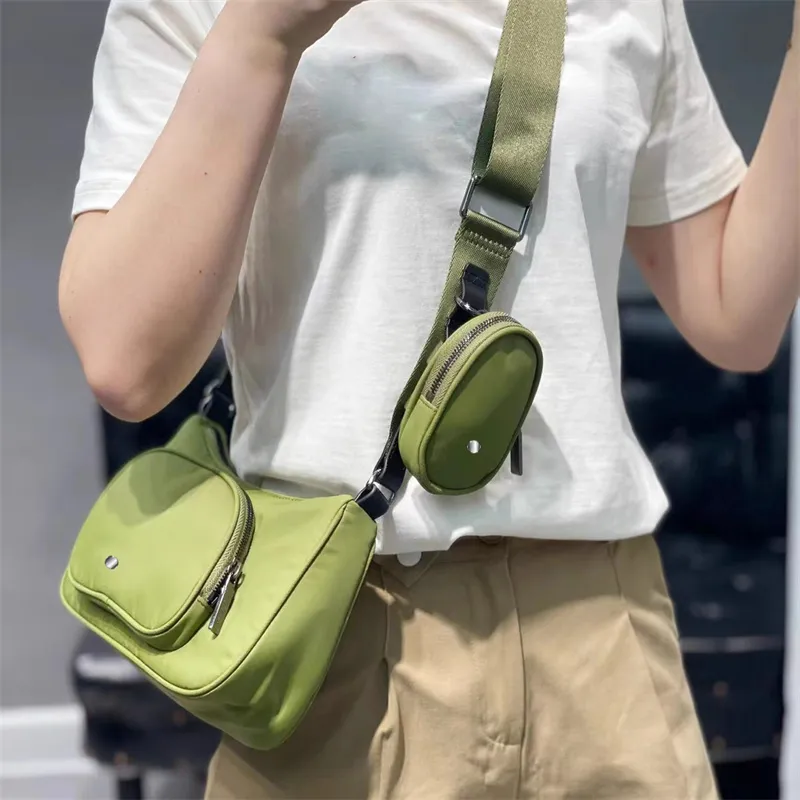 lu the same three-in-one large capacity Zizi female bag crossbody bag men and women the same daily simple quick drying trend shoulder bag