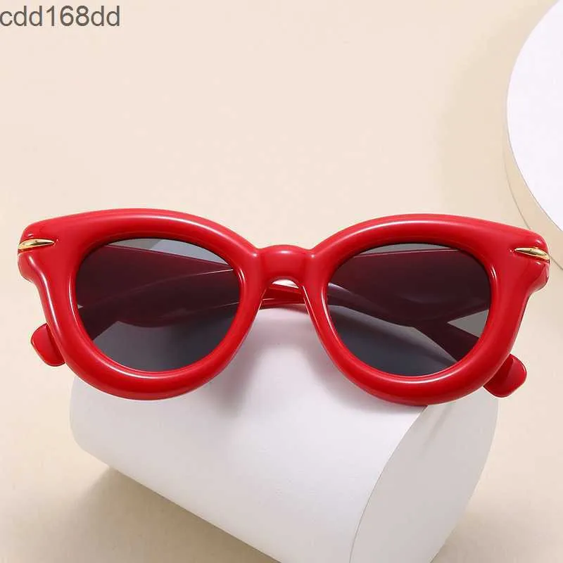 New Luo Family Sunglasses Y2K Bubble Funny Mi Nail Personalized Fashion Sunglasses Round