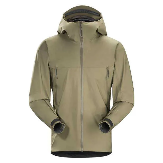 Aarcterys Vestes à capuche pour hommes AArchaeopteryxs Aarcterys Leaf Alpha Ltsv Gen Military Edition Outdoor Hard Shell Charge Coat 792E