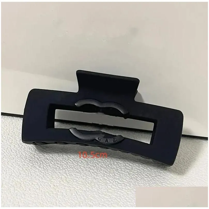 Hårstift Luxury Hairpin Brand Classic Versatile Leisure Hair Clips Fashion Black Shark ClipsBlack Clips Drop Delivery Products Accesso OTF1T