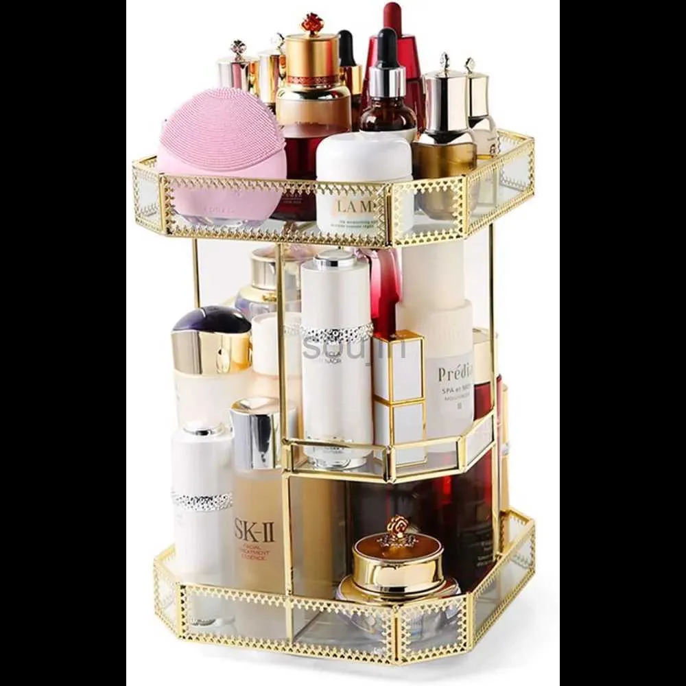 Makeup Brushes 360 Rotation Makeup Cosmetics Storage Display Brushes Skincare Large ldd240313