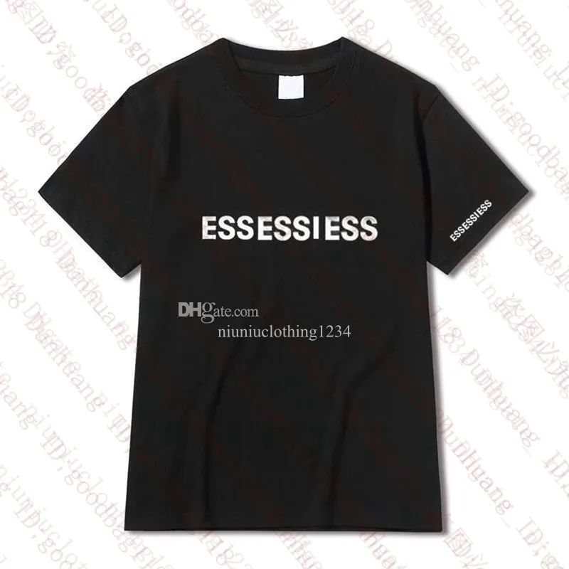 Mens Designers T Shirt Man Womens tshirts With Ess Letters Print Cotton Short Sleeves Summer Shirts Men Loose Tees EUR size XS-XXL