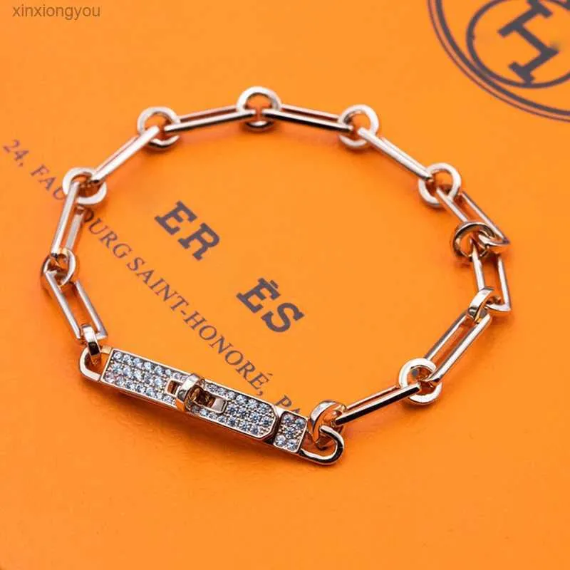 14F0 Charm Bracelets Designer Charm Bransoletka Diamond łańcuch Gold Hollow Fashion Metal Class