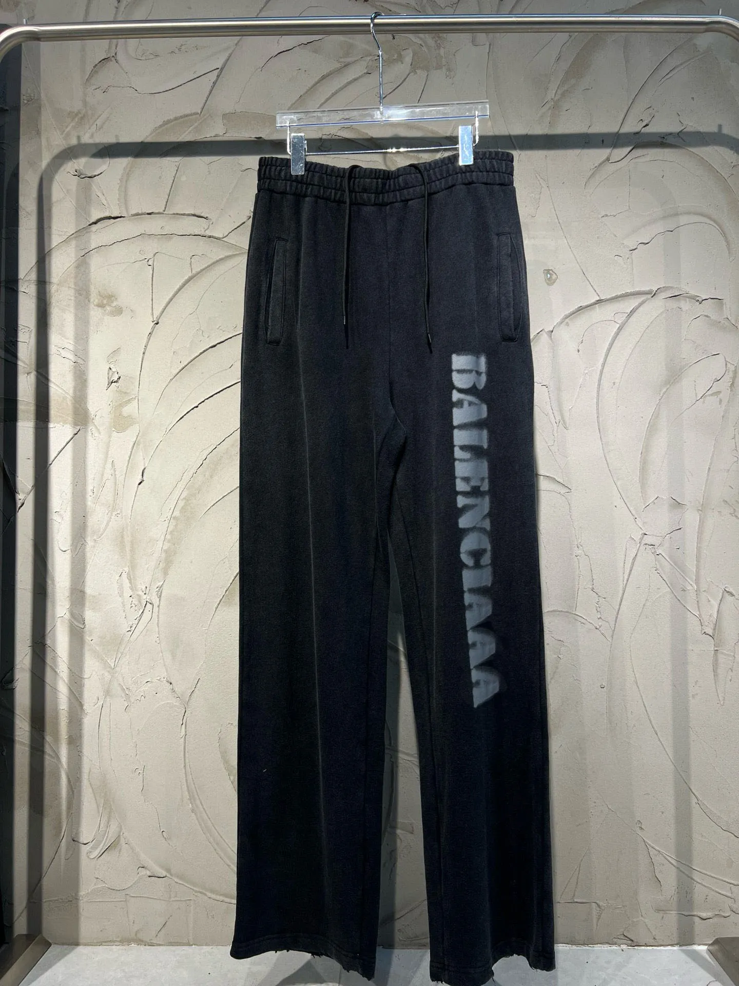 Pantaloni taglie forti da uomo Girocollo ricamato e stampato in stile polare estivo con puro cotone da strada 4e43t