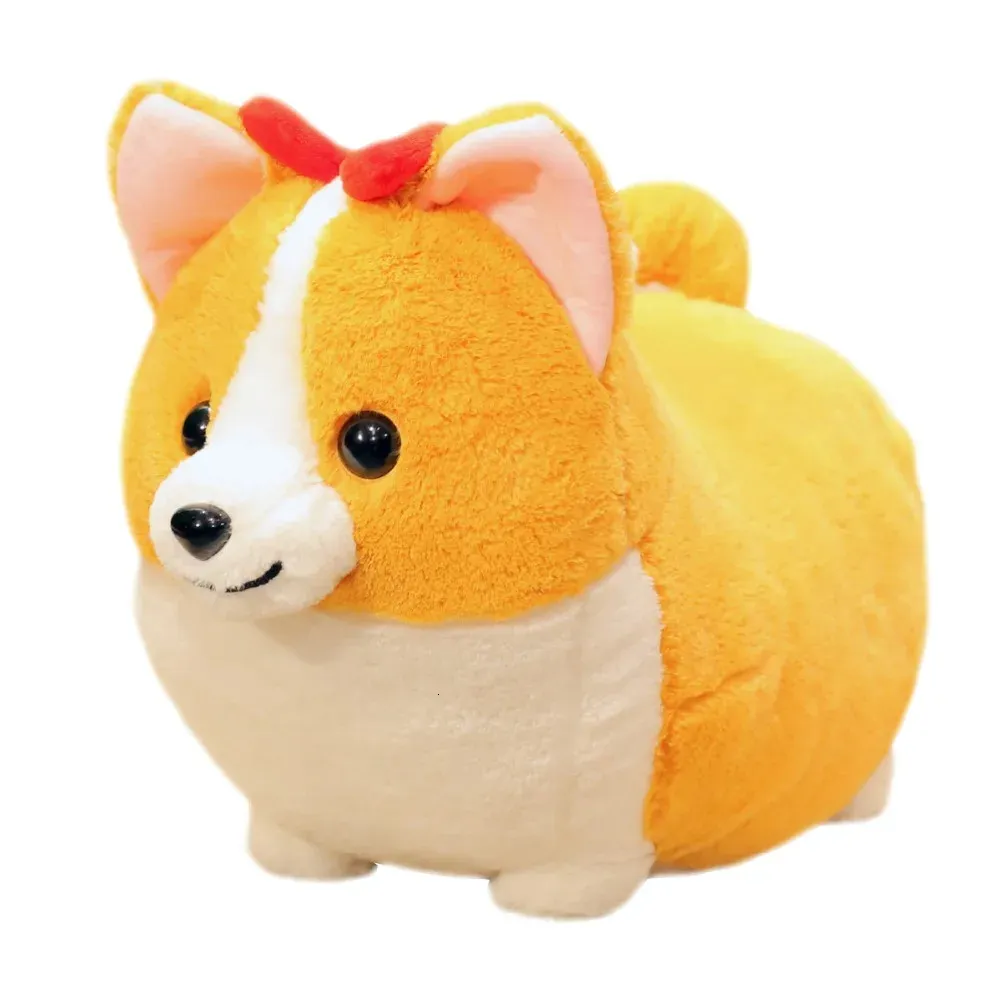 384560cm Kawaii Cute Corgi Stuffed Plush Toys For Children Soft Corgi Plush Doll Pillow Children Girls Kids Birthday Gift 240308