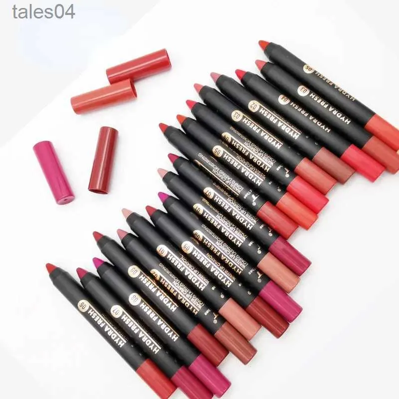 Lippenstift Matte Fluwelen Lippenstift Potlood Waterdicht Langdurig Sexy Rode Lipsticks Non-stick Cup Make-up Lip Tint Potlood Cosmetica 9 Kleuren 240313