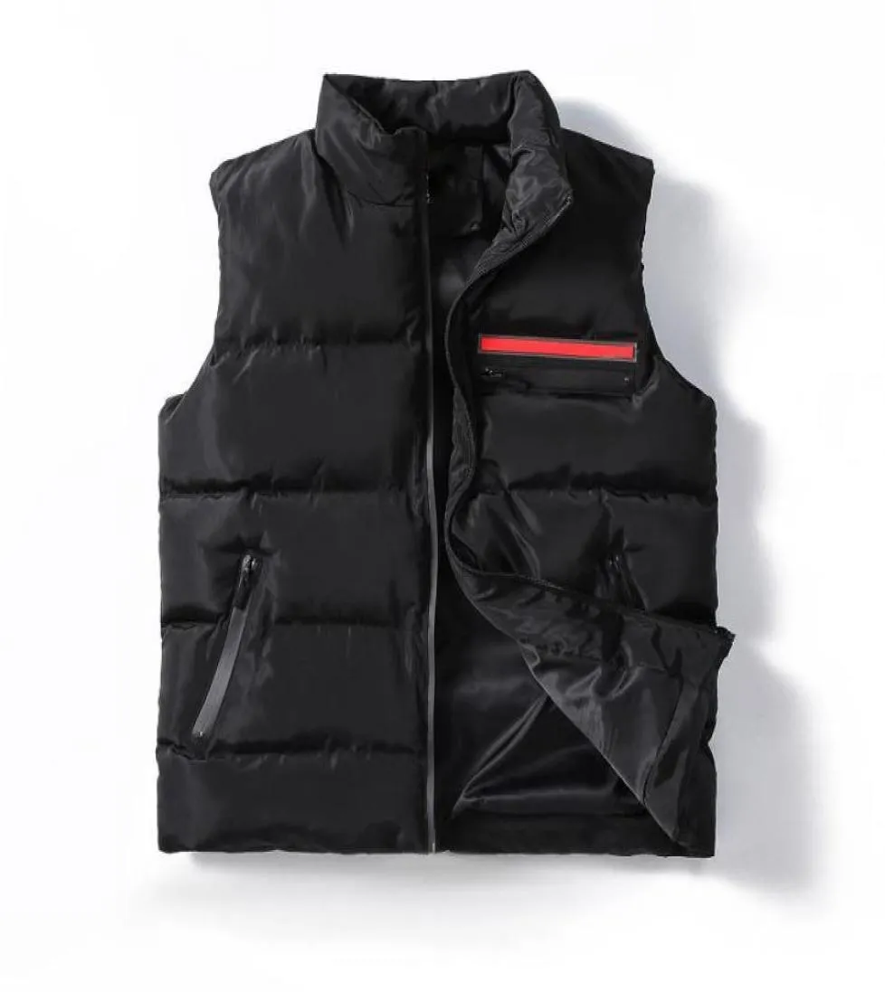 Hiver hommes et femmes chaud solide vers le bas gilet sans manches veste classique plume Weskit vestes décontracté bodywarmer gilets manteau Puffer Dou4115932