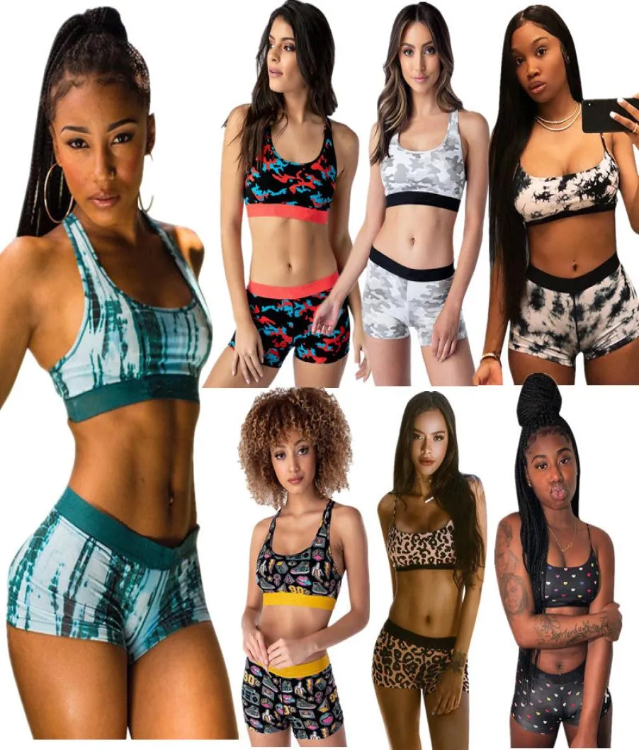 21 Stijl Brief Designer Badmode Dames Bikini Set Mouwloos Vest Tanks Shorts Zwempak Mode 2-delige outfits Zomer Swim2033773