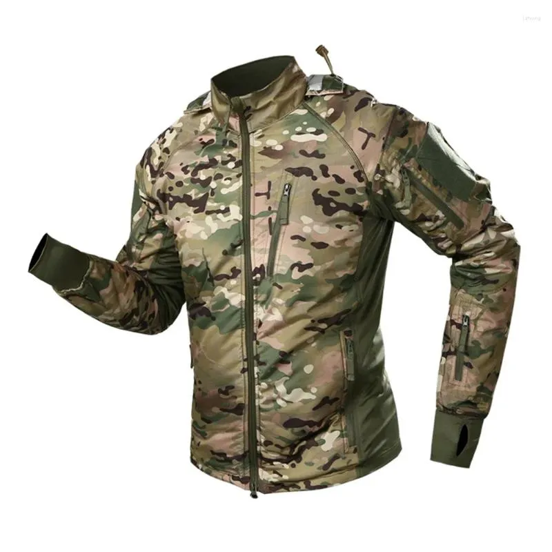 Hunting Jackets Men's Tactical Jacket Outdoor Multicam Soft And Warm Clothing Mountaineering Waterproof Army Military
