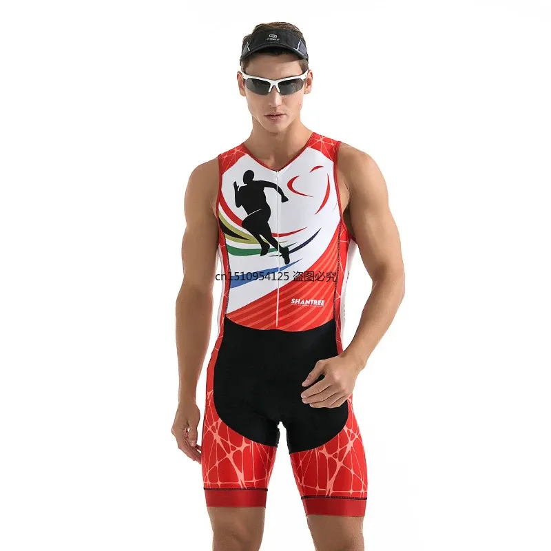 Sety/garnitury pro sportowca triathlon garniose na zewnątrz odzież sportowa męska rowerowe skinuzy
