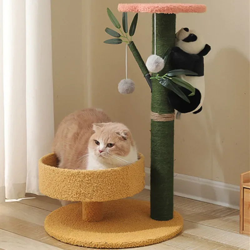 スクラッチャー猫のスクラッチ猫の塔のコンドミニアム家具猫のための登山のための登山