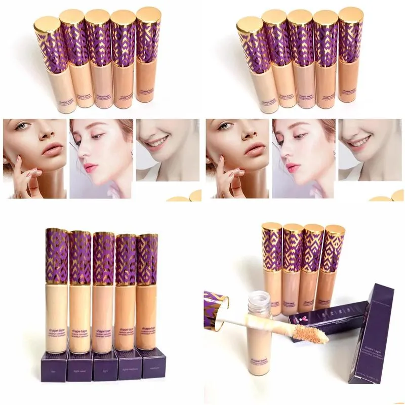 Concealer High Quality Contour Foundation 10Ml Face Correcteur Contours 10 Colors Liquid Foundations Light Medium Fair Neutral Sand Be Otldr