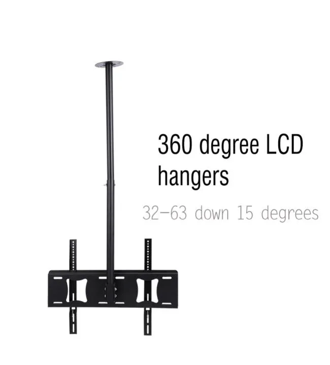 Regulowany przechylenie LED LCD TV Sufit Współpracownik 3263 cala 360 stopni Obrót w dół 15 stopni7795606
