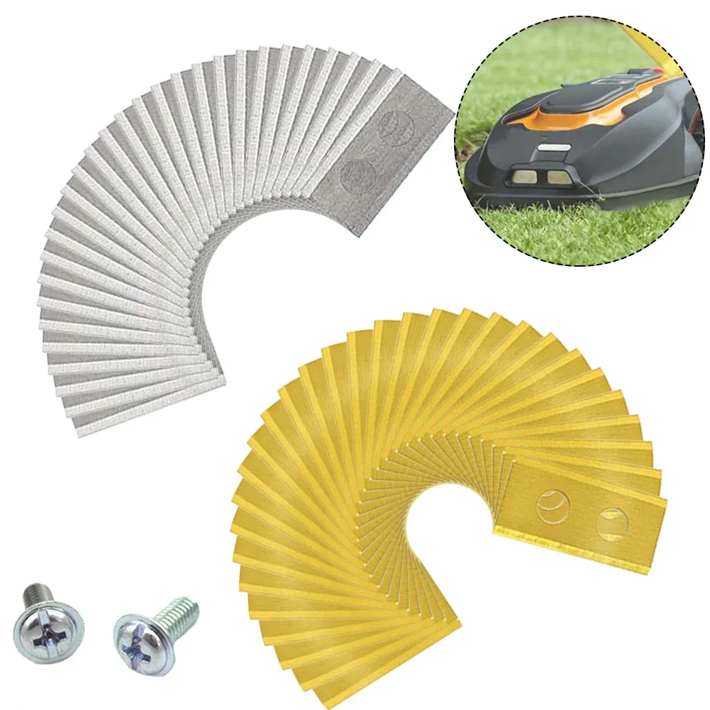 Accessories Replacement Blades For WORX LANDROID Robot Lawn Mower Stainless Steel Blades With Screw Garden Power Tools Accessory