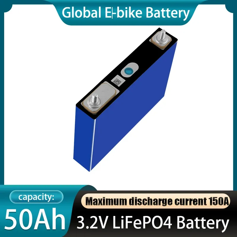 Onderdelen Liitokala 3.2v 50ah Lifepo4 batterie Lithium 150a 3c haute vidange pour bricolage 12v 24v onduleur solaire véhicule électrique voiturette de golf