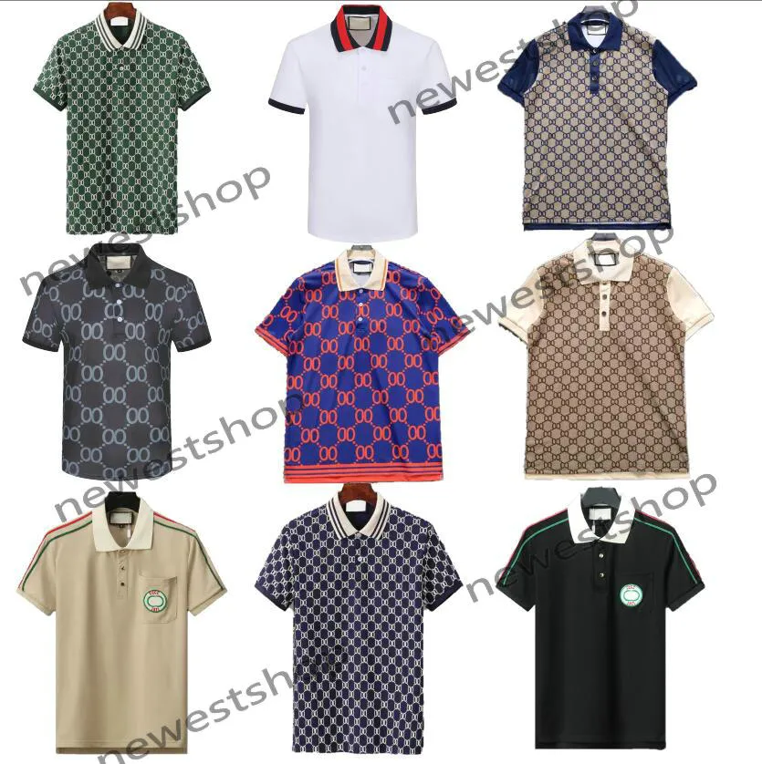 24SS Men Designer TEE Polo koszulki męskie haft liter