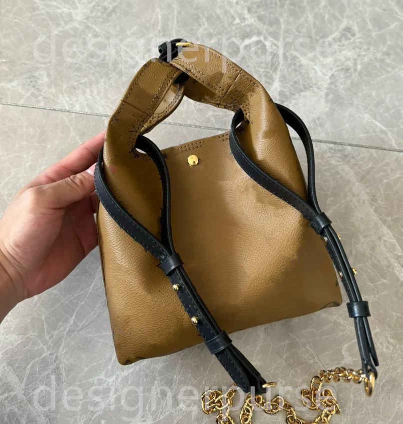 Borsa a mano Atlants BB di alta qualità M46817 Borsa da donna Borsa a tracolla in vera pelle Borsa a mano in tela Borsa hobo da donna Borsa a secchiello