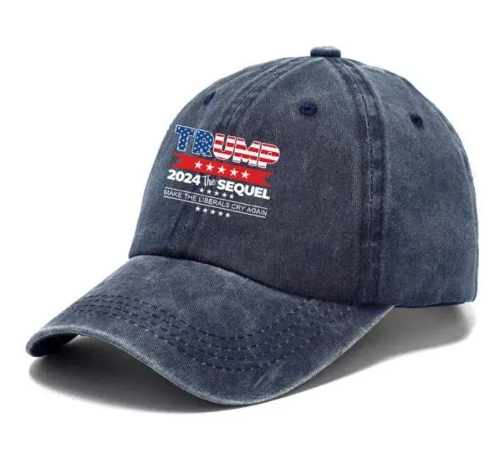 Trump Hat U.S Presidential Election Baseball Cap Party Hats Make America Great Again Black Cotton Sports Caps 0314