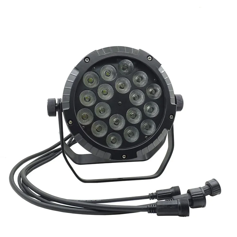 18x18W RGBWA UV 6IN1 IP65 waterproof led Par Lights RGBWA UV 6in1 LED PAR DMX control stage DJ equipment disco lights