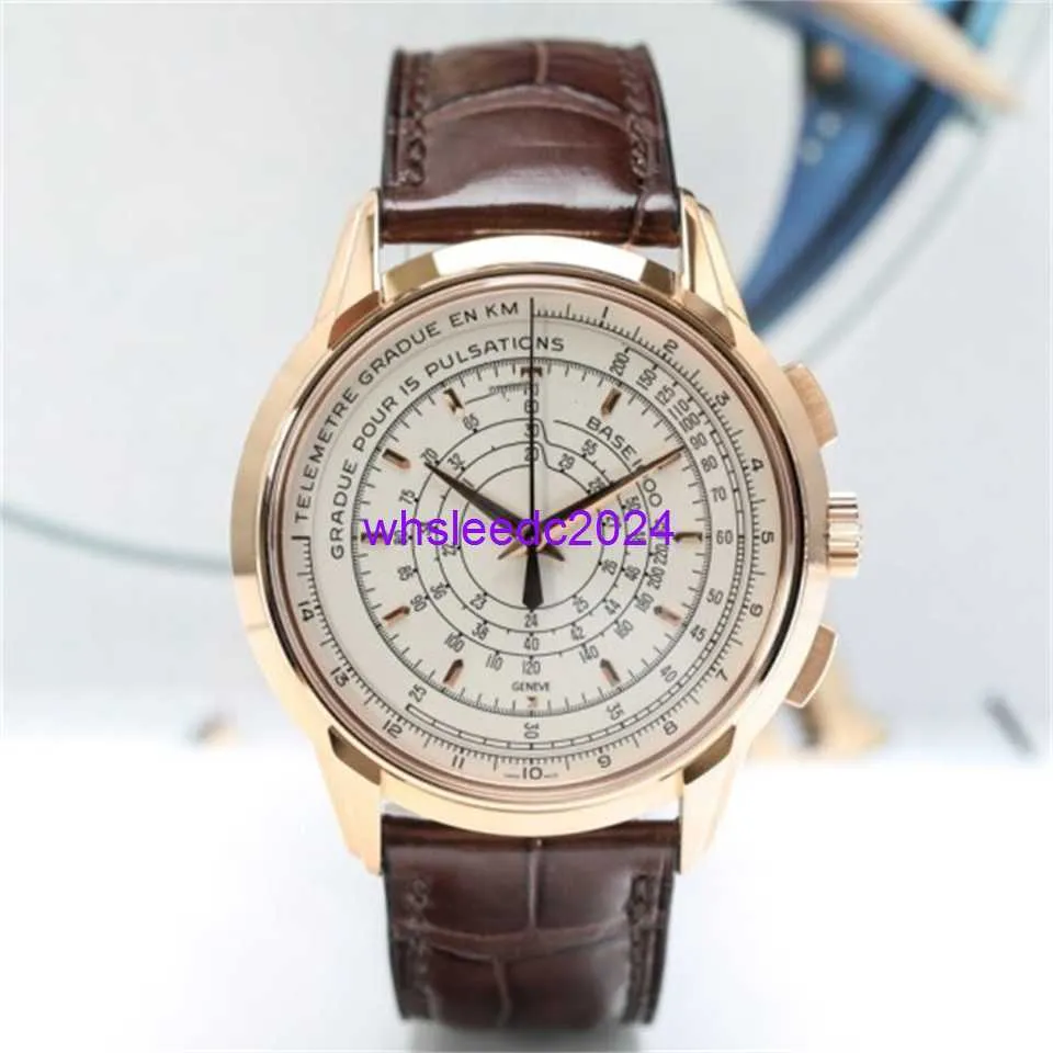 Pateksphilipes Montres Montre Homme 5975R-001 Montre Série Limitée Spéciale 40mm Temps Universel MécaniqueHB7QTO