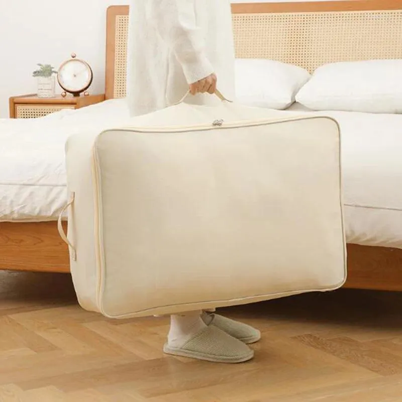 Сумки для хранения Минималистичная стеганая сумка из ткани Оксфорд Пыленепроницаемая упаковка большой емкости Влагостойкая одежда