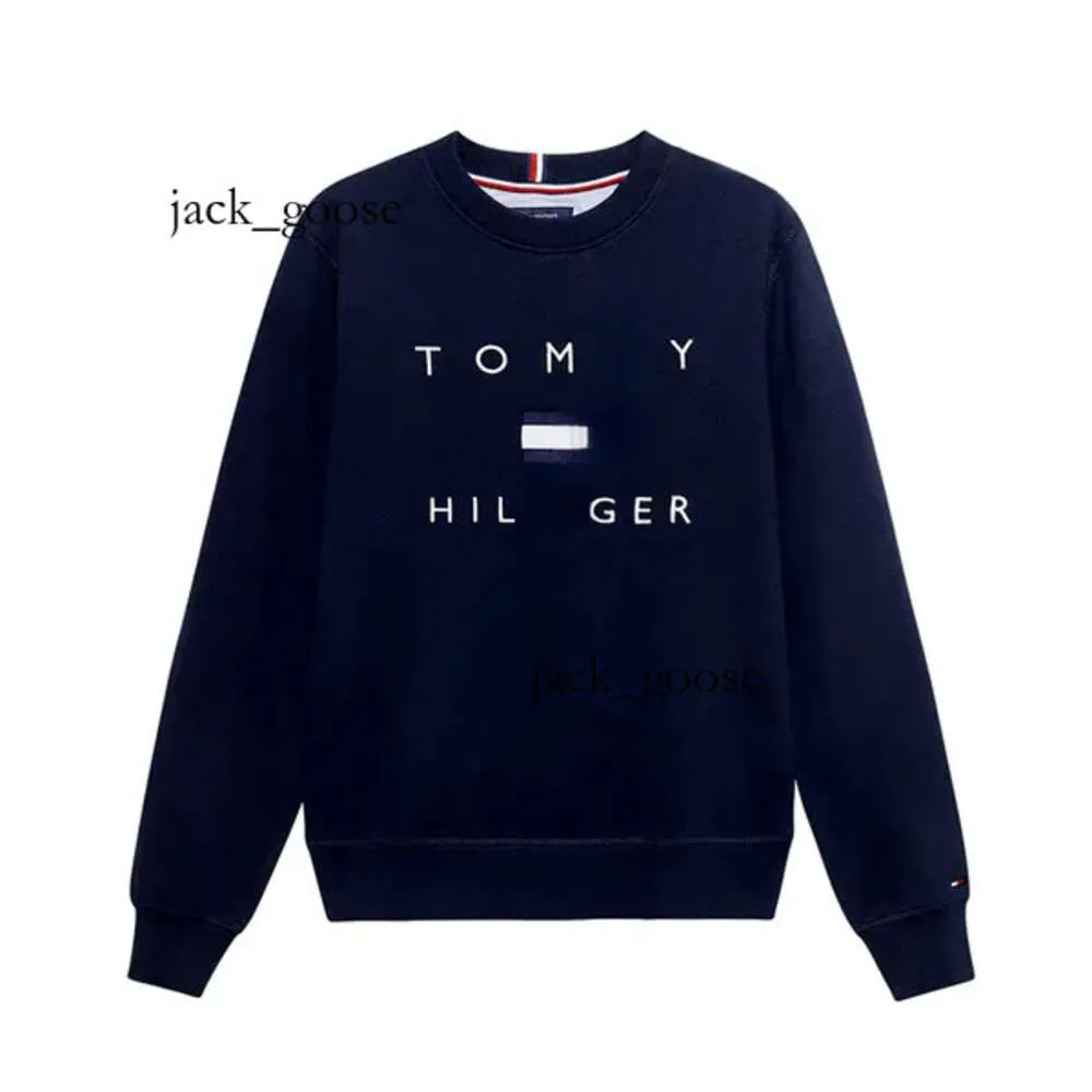 Tommy Designer Polo Sweat à capuche Pull Mode Automne Hiver Manches longues Col rond Lettre Pull Pur Coton Sweat à capuche Top Qualité Hilfiger XS-XXL 523