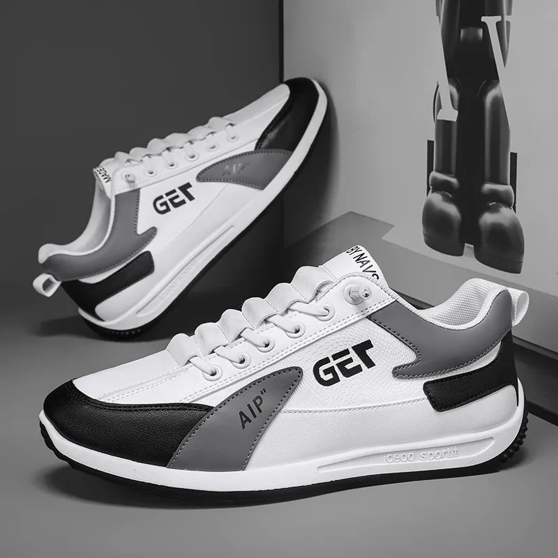 Casual Shoes For Men Trendy And Versatile Forrest Gump Men Shoes Autumn One Foot Sports Casual Board Shoes Bean Shoes I07t#_vogvips.com