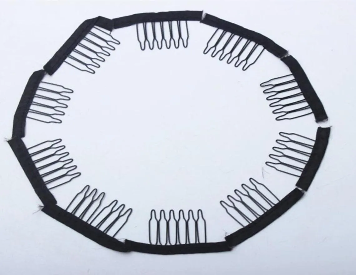 Peigne 30 pièces, peigne pour bonnet de perruque et peignes, outils de fabrication d'extensions de cheveux, Clips d'extension de cheveux pour perruque Cap6195558