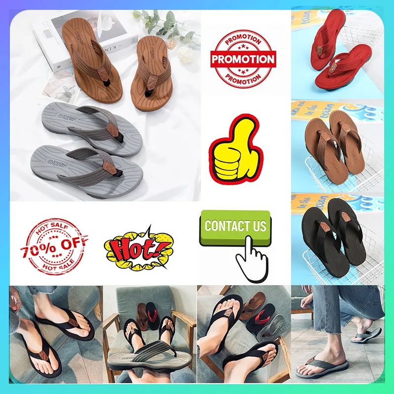 Designerska swoboda platforma Slajdy Kapcie mężczyźni Kobieta antypoślizgowa wręcza ciężar oddychający super miękkie podeszwy Flip Flip Flop Flat Beach Sandals Gai