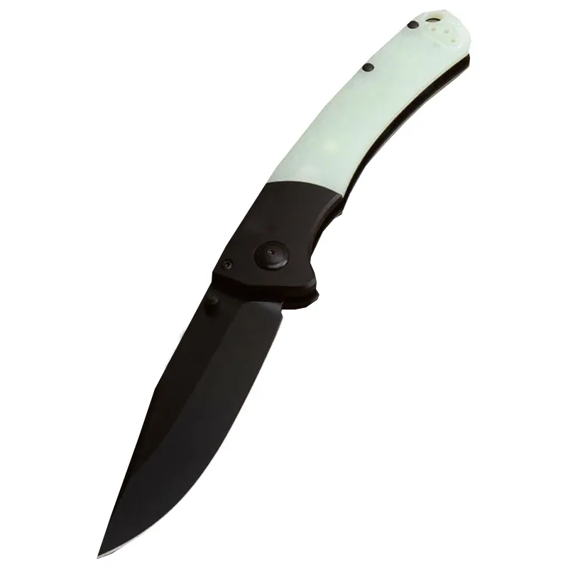 BM 15080-2 Hunt Crooked River Bugout Klasör Bıçağı 9CR18MOV Klip Noktası Blade G10/Ahşap Tutamak Taktik Av Kampı Cep Bıçakları BM 15017