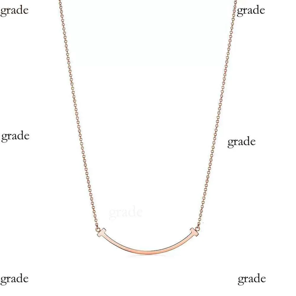 Designer Tiffanyset Charm Necklace High Quality Trend Brand Luxury Jewelry Tiffanybracelet Women Classics Geometric Zircon Lock Rose Gold Tiffancy Necklace 514