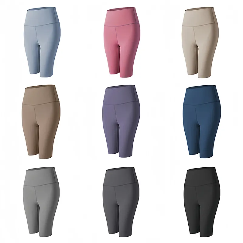 Lu align leggings shorts womens yoga pants Women gym slim fit pockets workout clothes running gym wear Exercise Fitness Lady outdoor sports trousers yoga outfitS