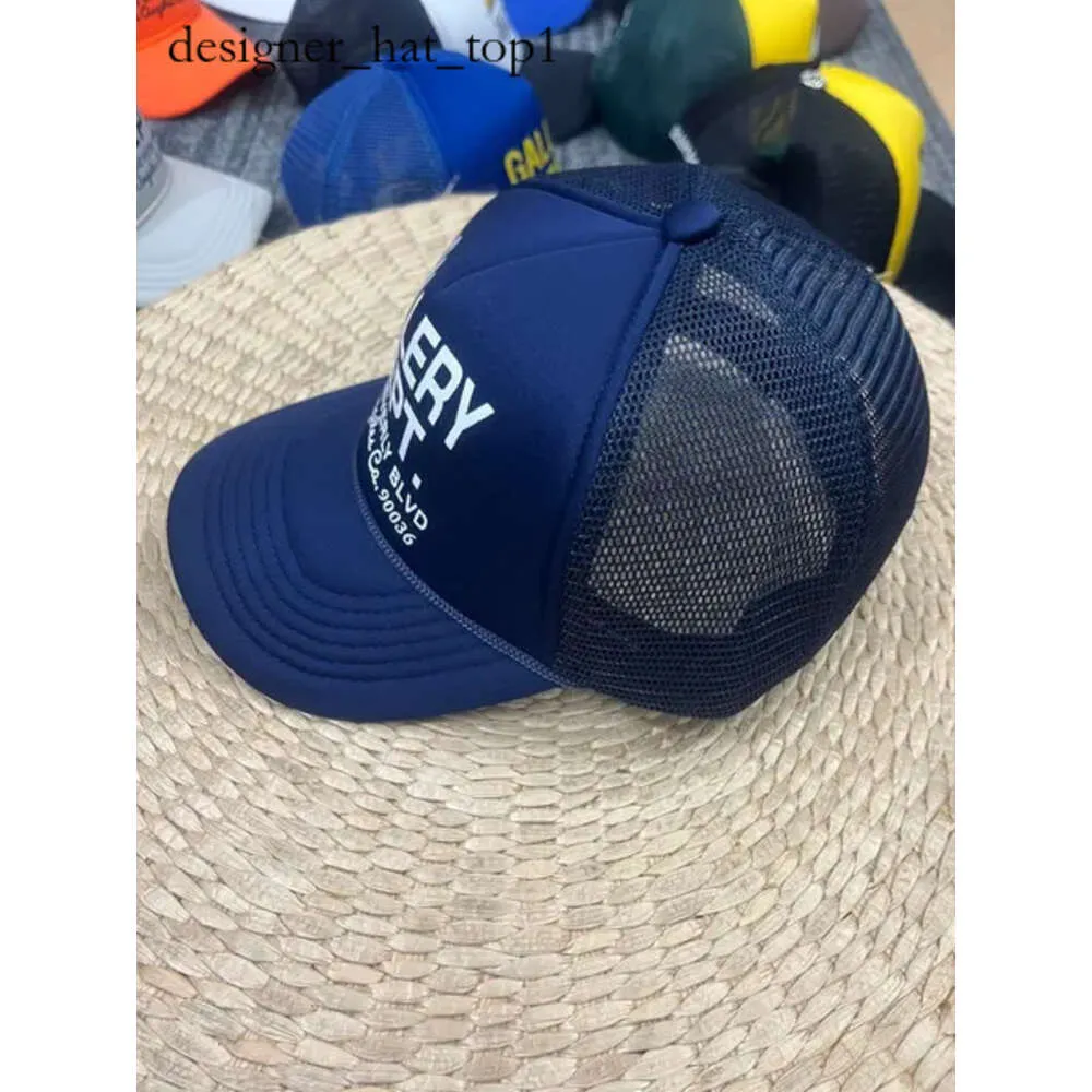 Gallary Dept Sun Hat Ball Caps Graffiti Hat Casual Lettering Gallerydept Curvo Dept Brim Boné de beisebol para homens e mulheres Gallerys Dept Casual Letters Printing 6164