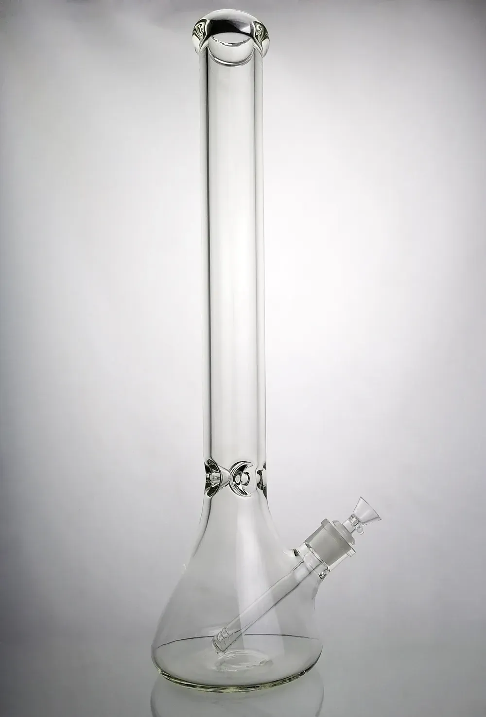 7mm Bongs 20 Inch Glass Water Bong Hookahs 16inch Pipe Beaker Oil Rig with 14mm Bowl Piece Downstem